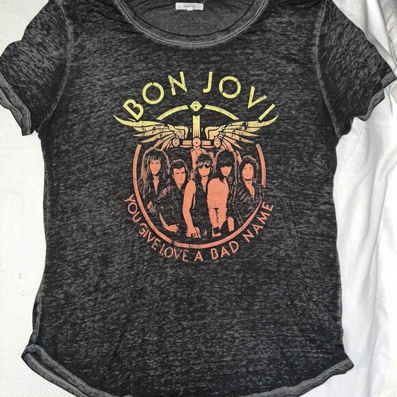 Maurices Bon Jovi “You Give Love a Bad Name” Graphic Tee Women’s XL - A134 - Picture 3 of 4